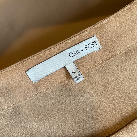 OAK + FORT Tunic Top - Tan - Picture 4 of 9